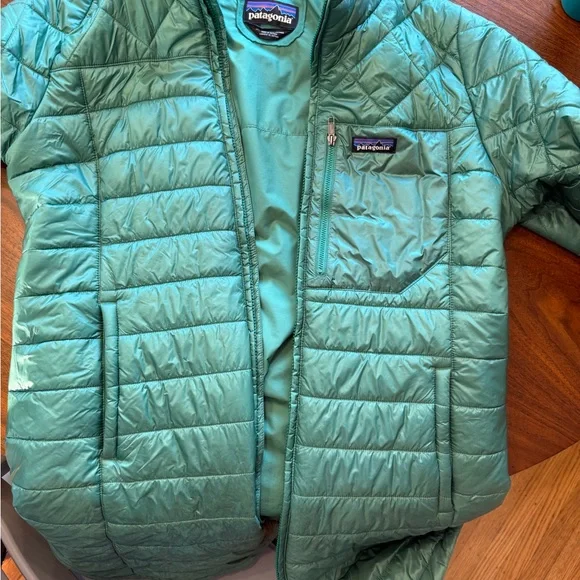 Patagonia Teal Quilted Jacket - Picture 2 of 2